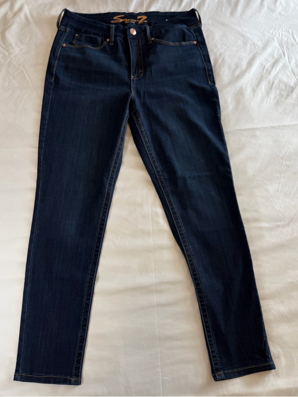 Seven7 Tummyless High Rise Skinny Jeans